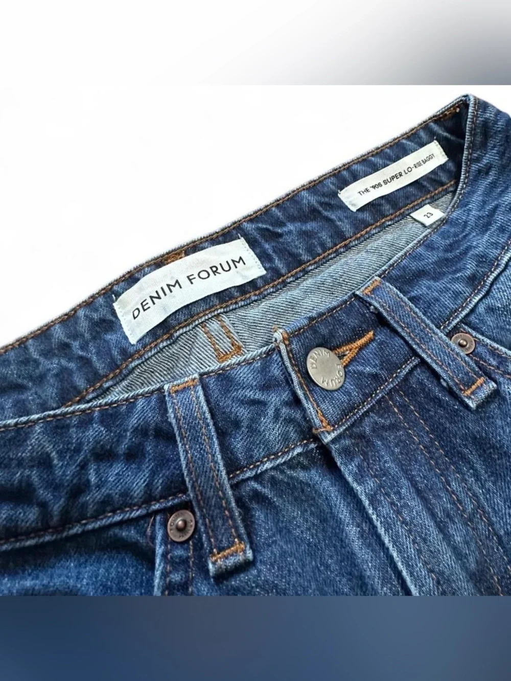 Aritzia Denim Forum 90’s Super Lo-Rise Baggy Wide Leg Jeans Size 23